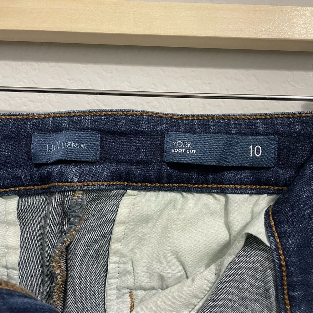 J. Jill Denim York Boot Cut Jeans Blue Stretch Classic Womens 10 - Picture 5 of 11